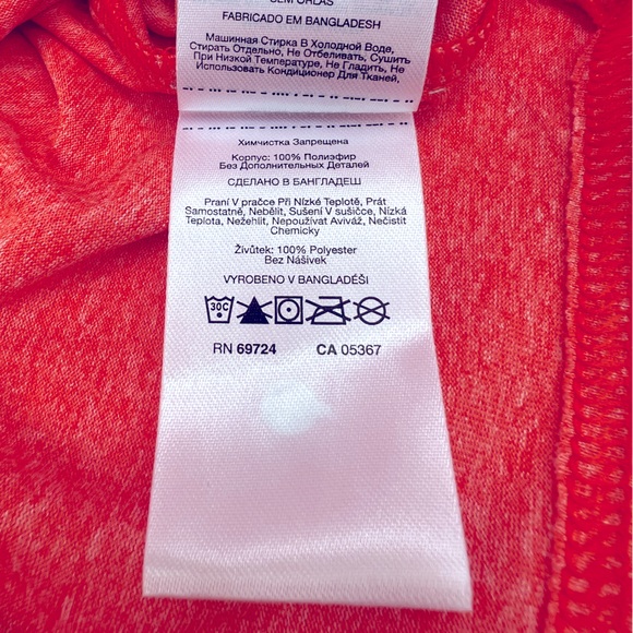 COLUMBIA RED SHORT SLEEVES T-SHIRT, SIZE MEDIUM, “OMNI-WICK” TECHNOLOGY - Picture 13 of 13